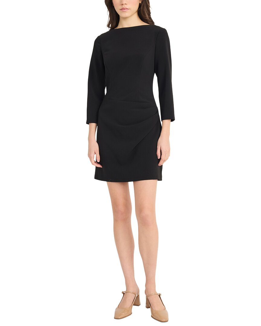 Luxely Mini Sheath Dress In Grey