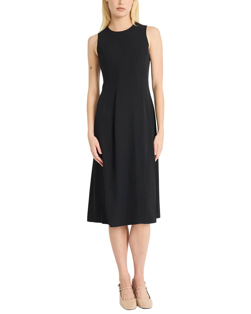Luxely Midi Dress In Grey