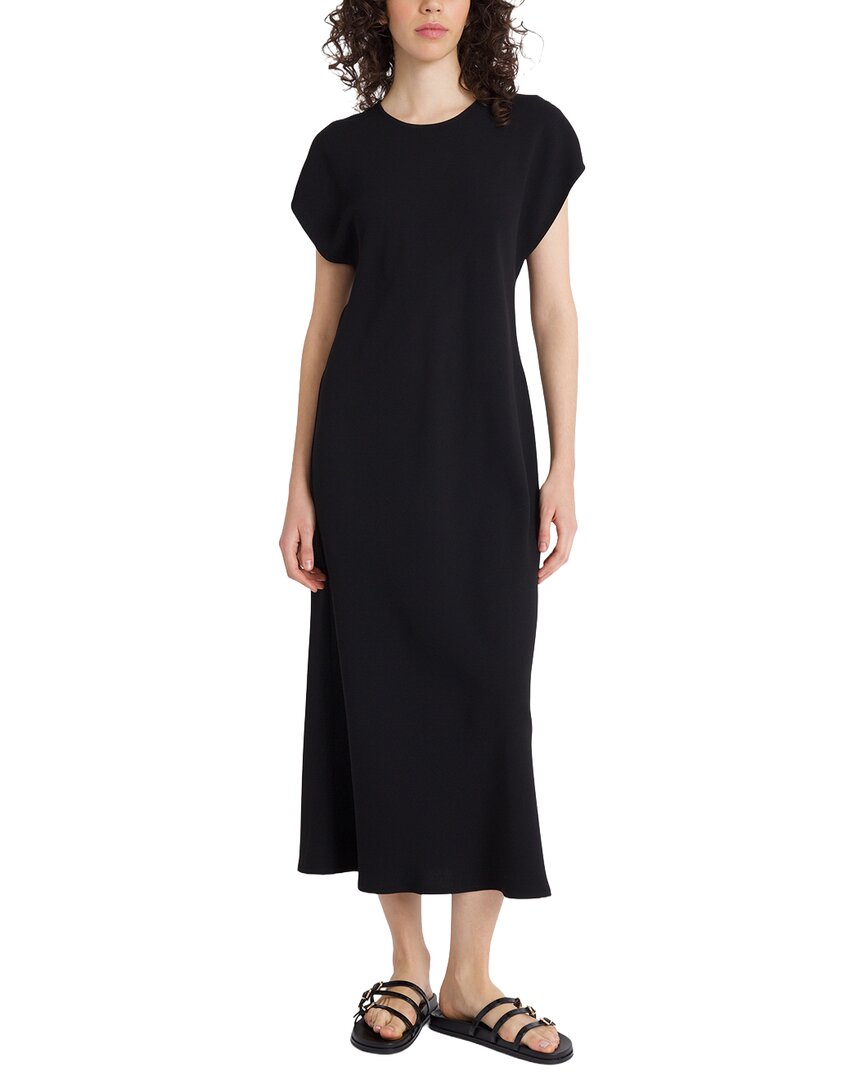 Luxely Midi Dress In Gray