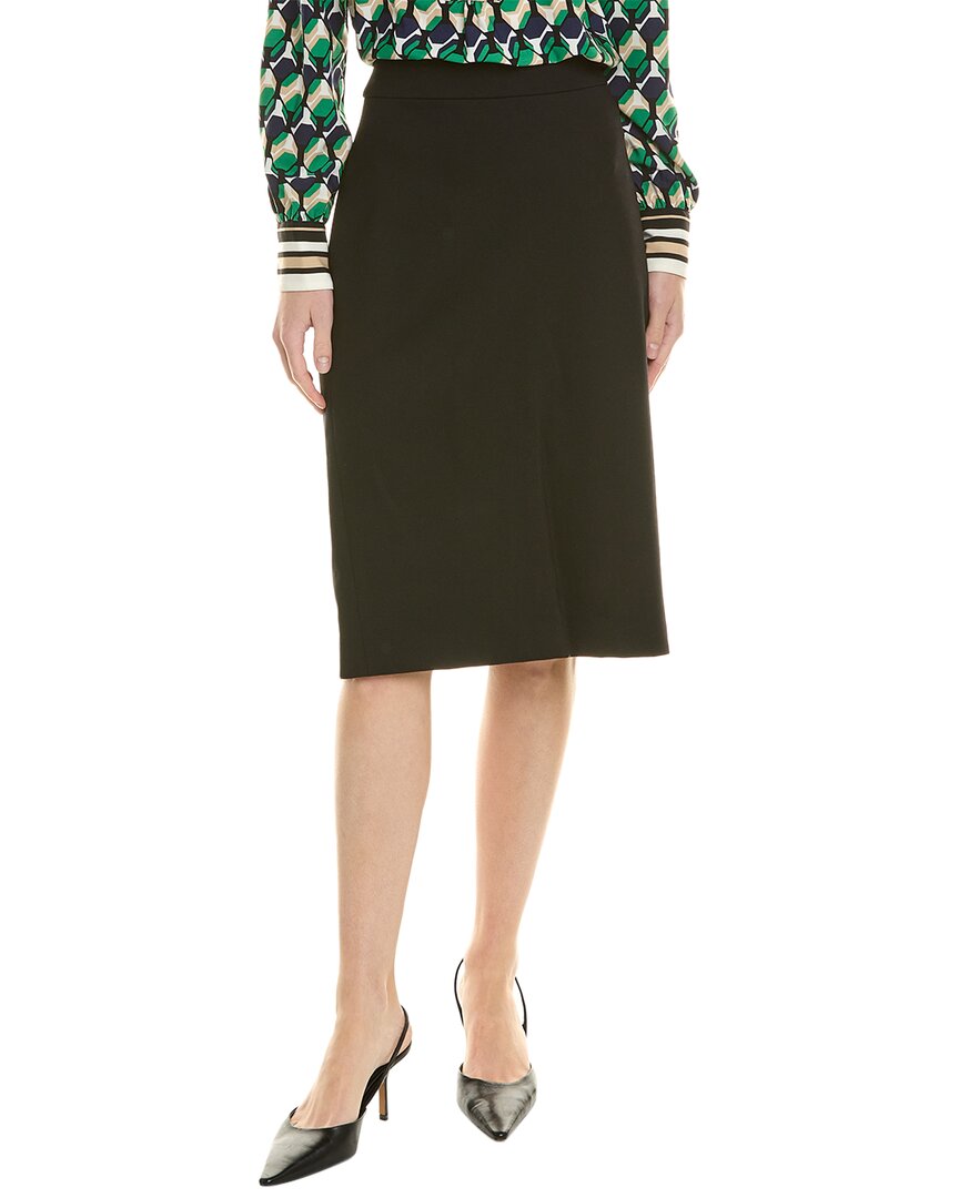 Shop Anne Klein Skimmer Skirt In Black