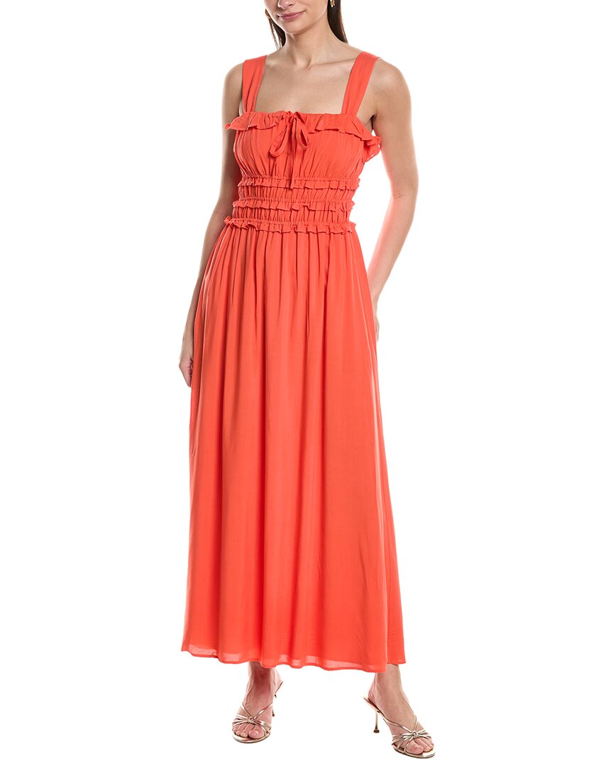 Opt Kourt Soleil Dress In Red