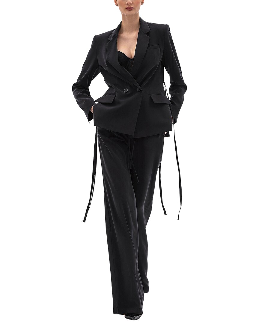 Bgl 2pc Jacket & Pant Set In Black