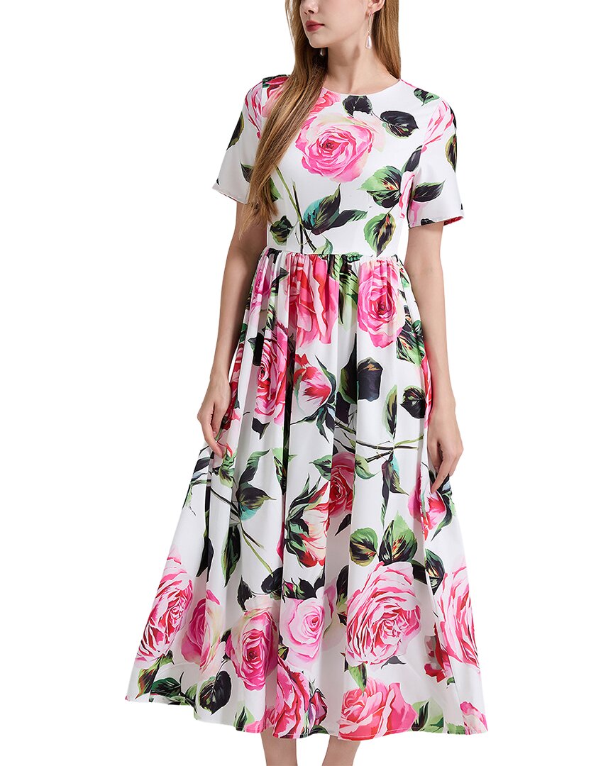 Elaine Printed Midi Dress