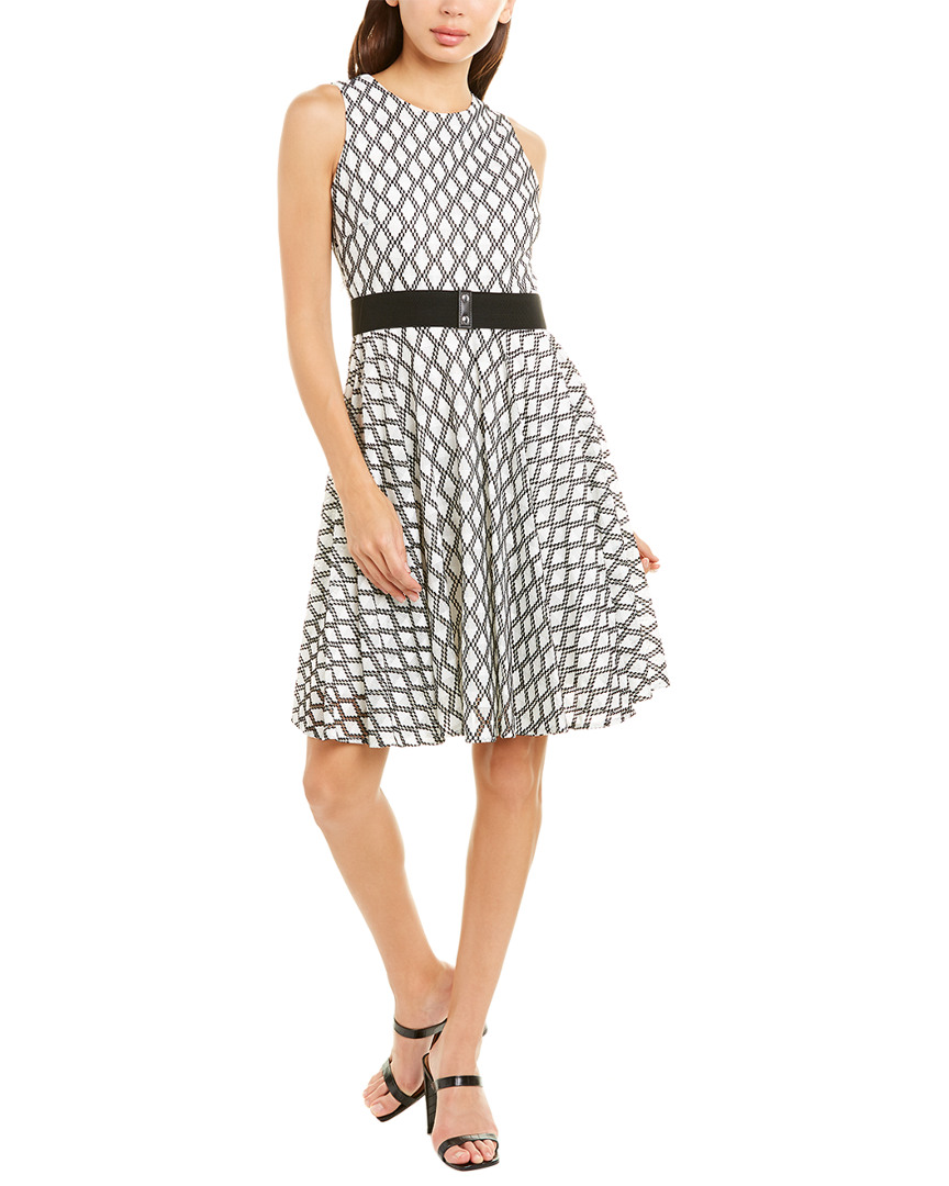 Image of Gabby Skye Textured A-Line Dress