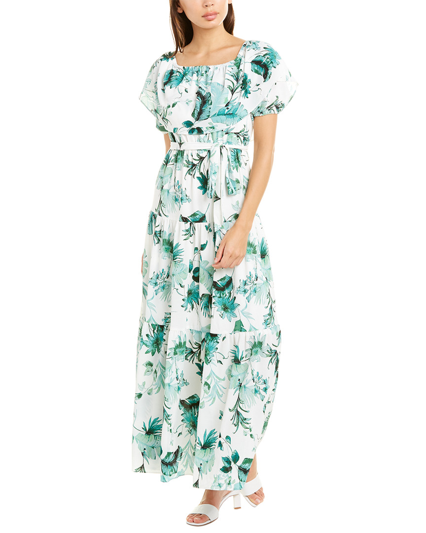 Image of Maison Tara Off-The-Shoulder Maxi Dress