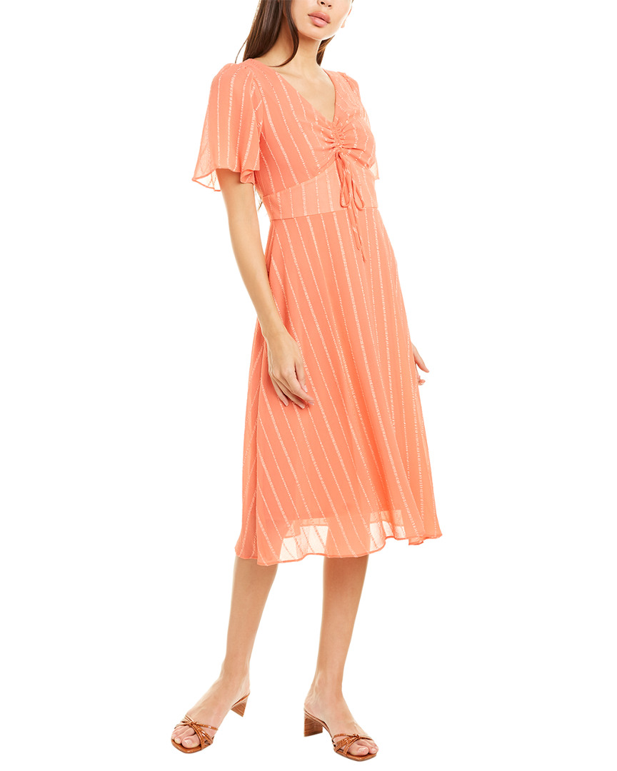 Image of Maison Tara Dobbie Stripe Midi Dress