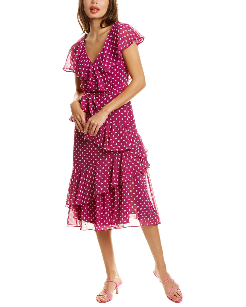 Image of Maison Tara Ruffle Midi Dress