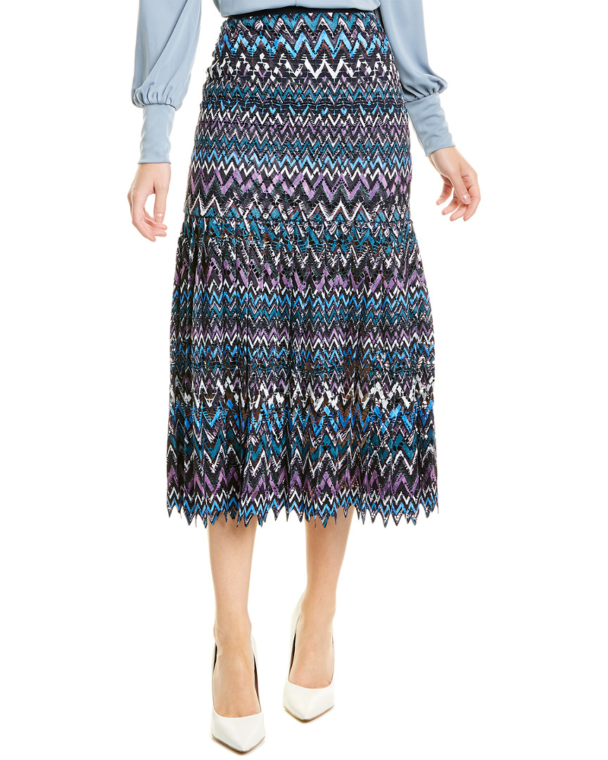 Image of Saloni Diana-C Midi Skirt