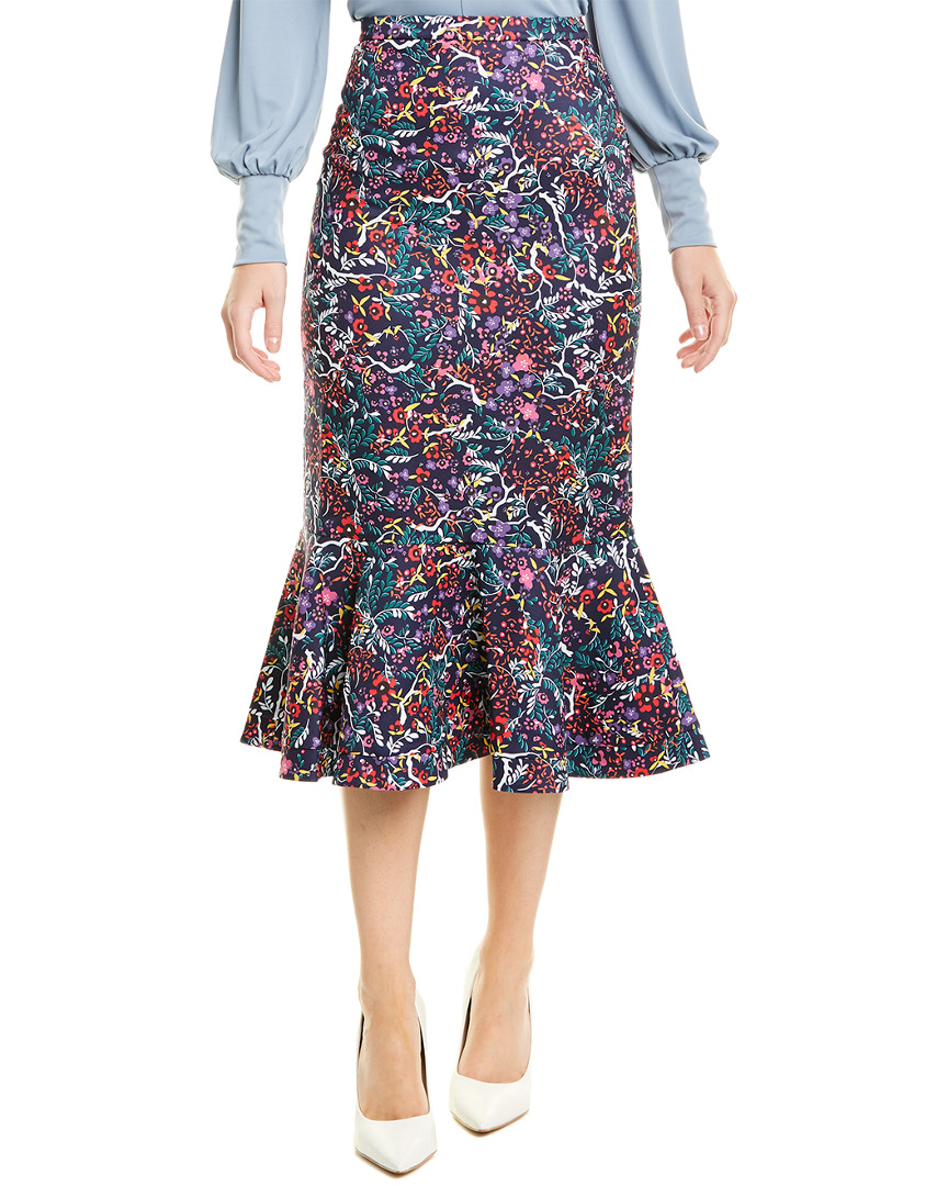 Image of Saloni Portia Midi Skirt