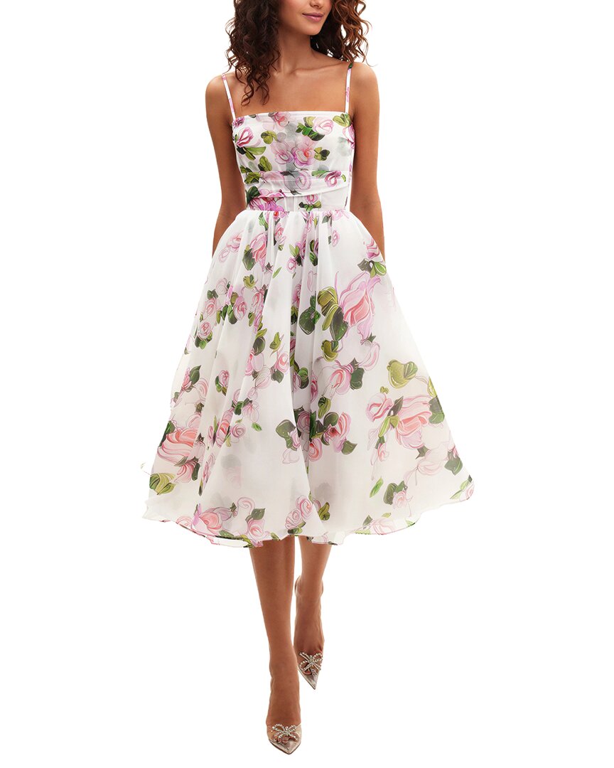 Homeyee Midi Dress In White