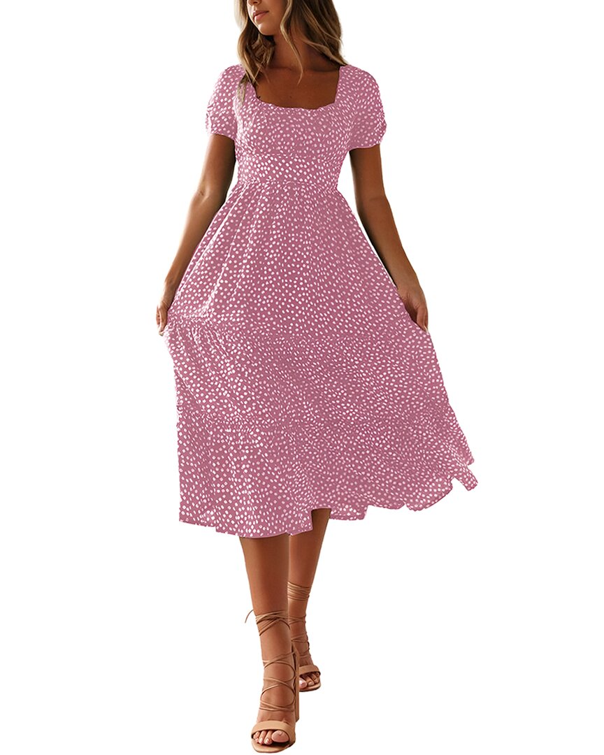 Vincent Midi Dress In Neutral