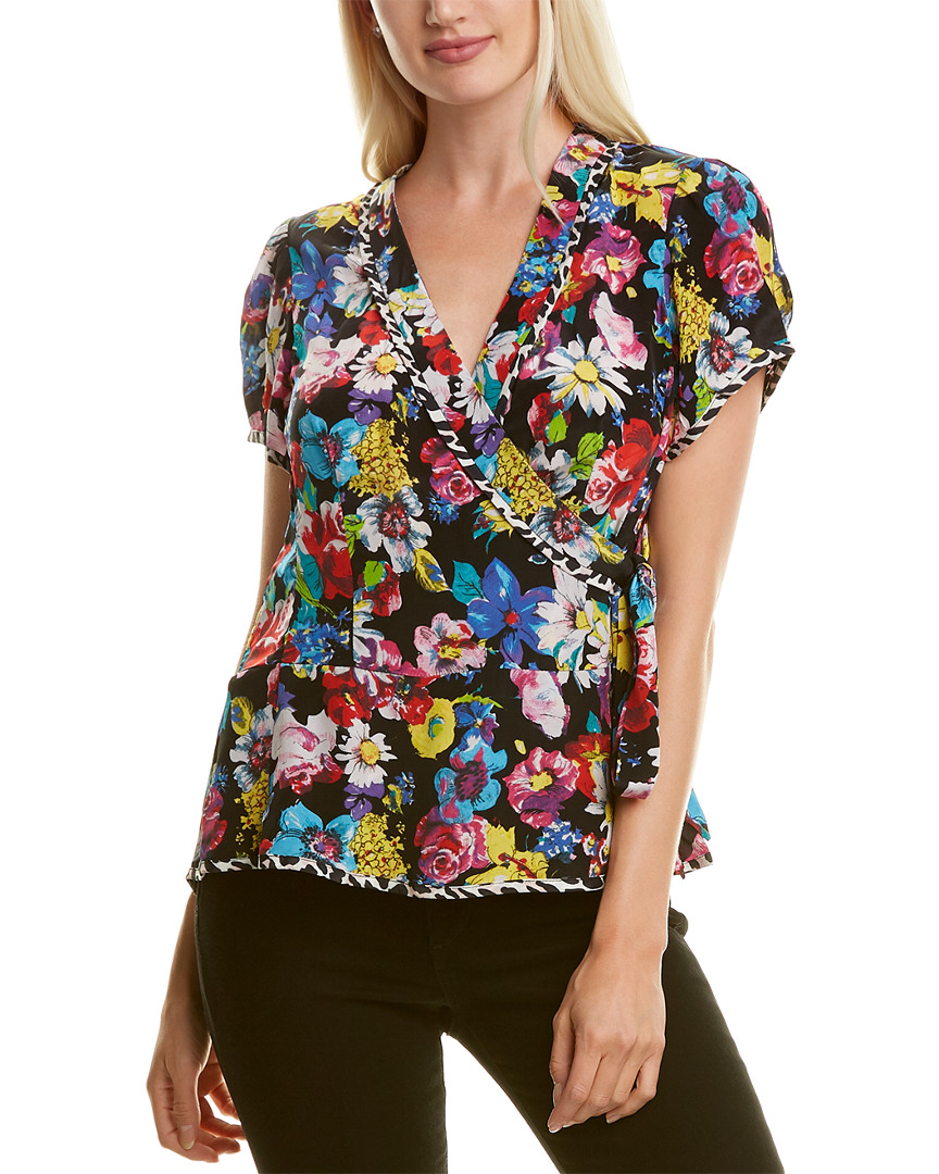 Image of Nanette Lepore Bouquet Wrap Top
