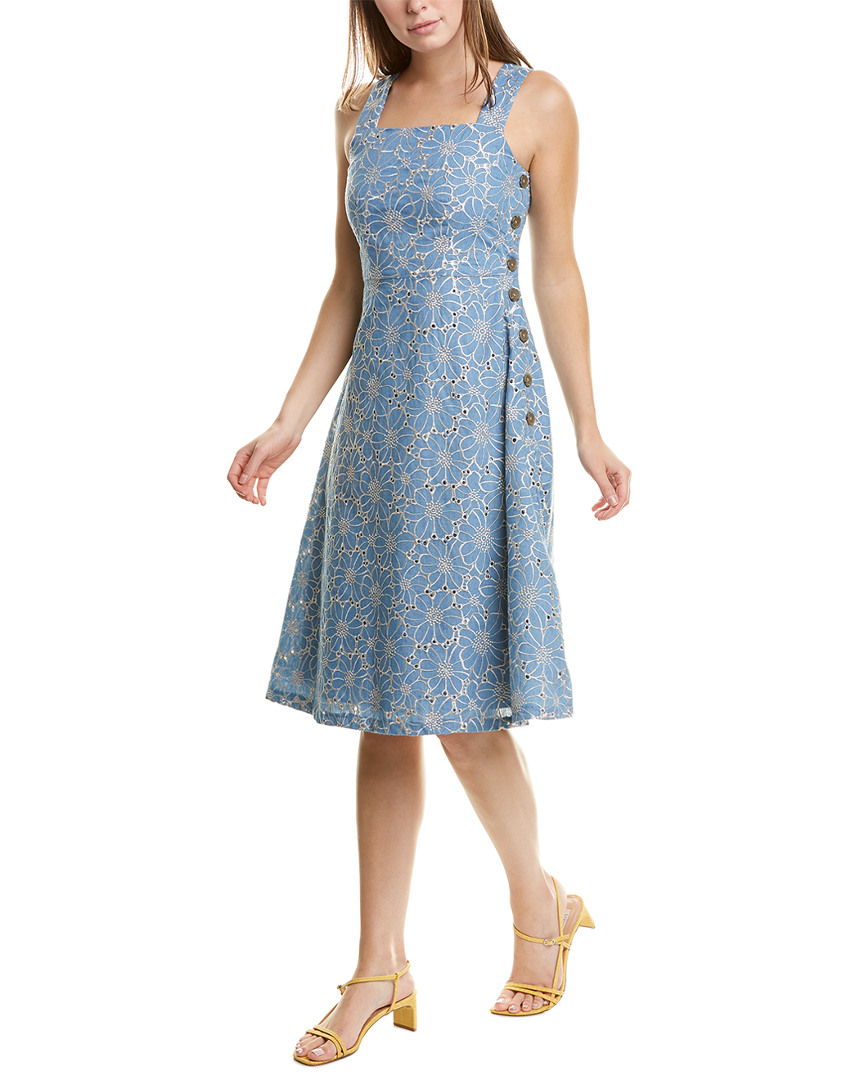 Image of Maggy London Eyelet A-Line Dress
