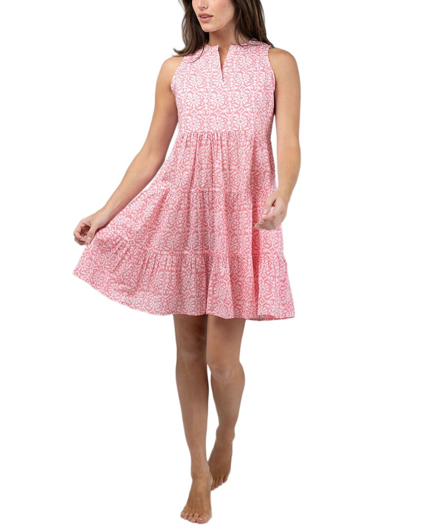 Olive Workshop Newport Mini Dress In Pink