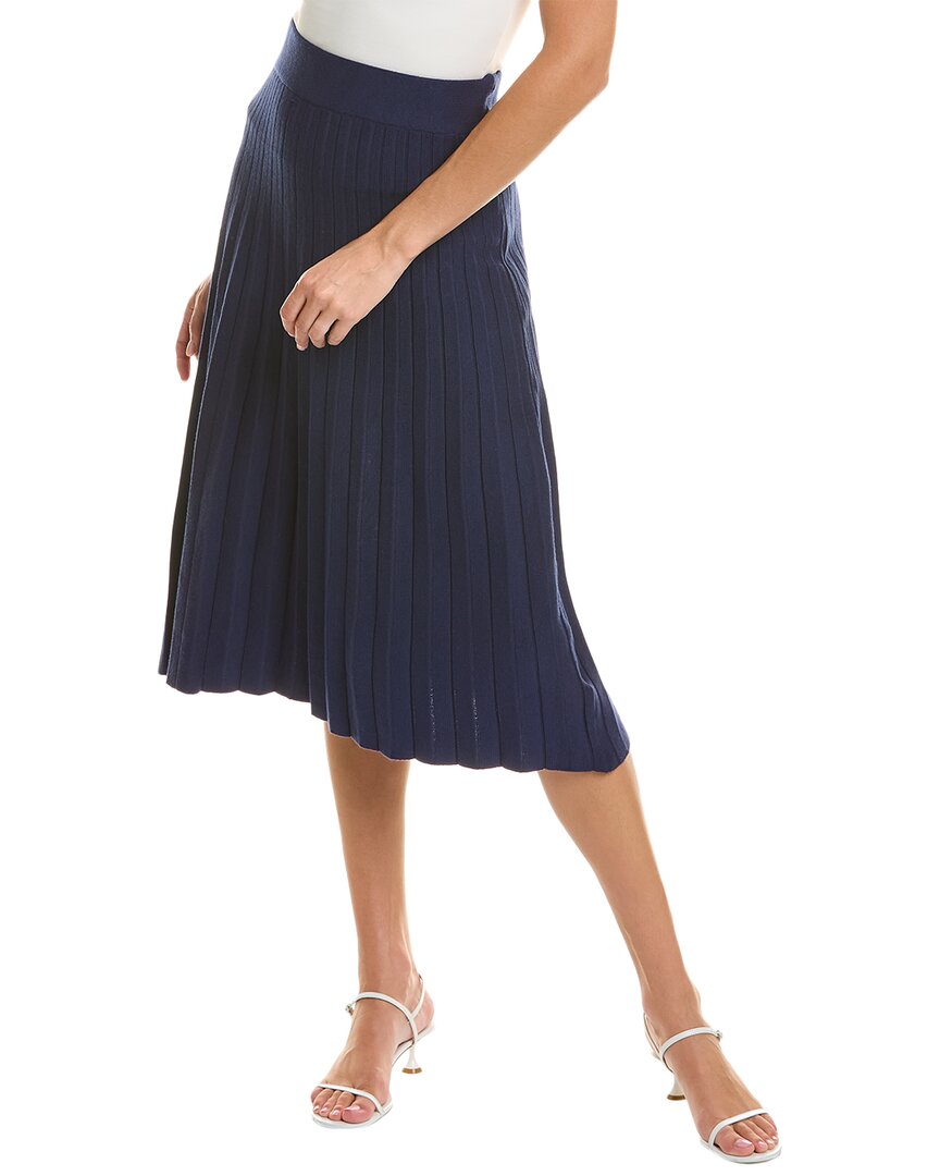 ALEXIA ADMOR ALEXIA ADMOR ELIZA PLEATED KNIT SKIRT