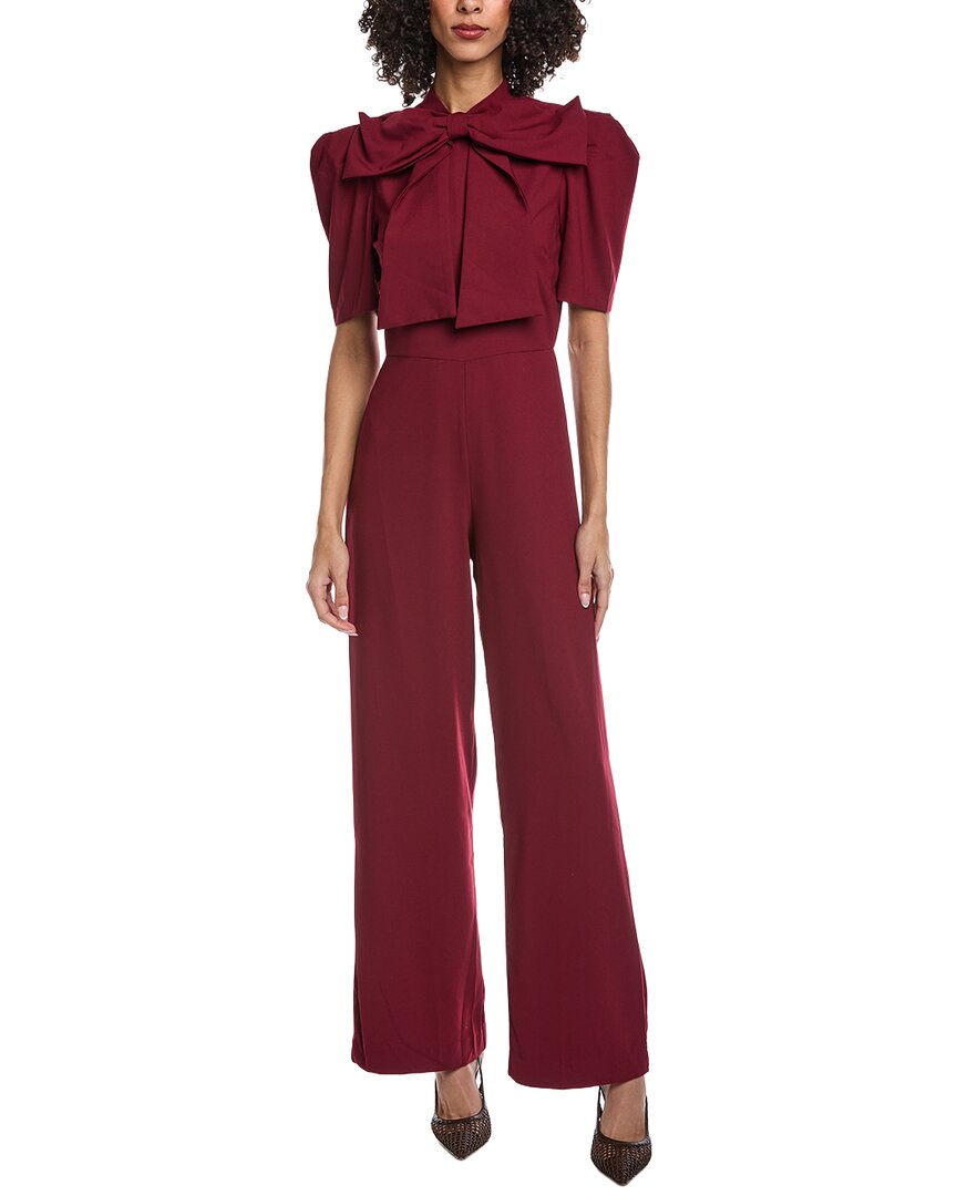Fate Tailored Jumpsuit In Burgundy
