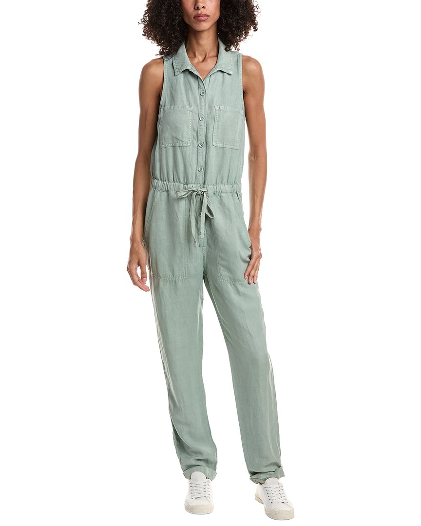 Bella Dahl Linen-blend Pocket Jumpsuit