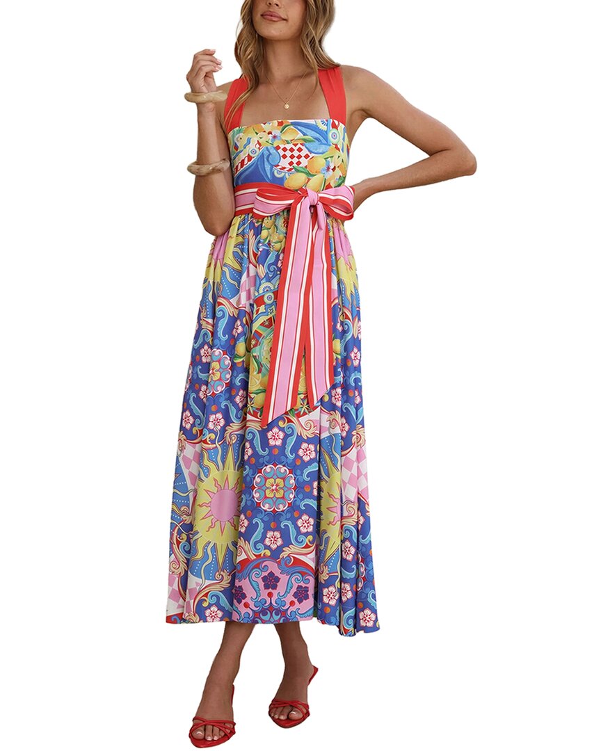 Charlotte Green Midi Dress