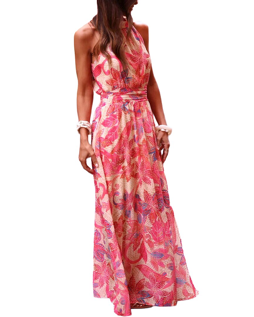 Vincent Midi Dress In Red