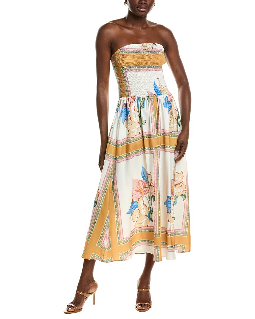 Charlotte Green Midi Dress