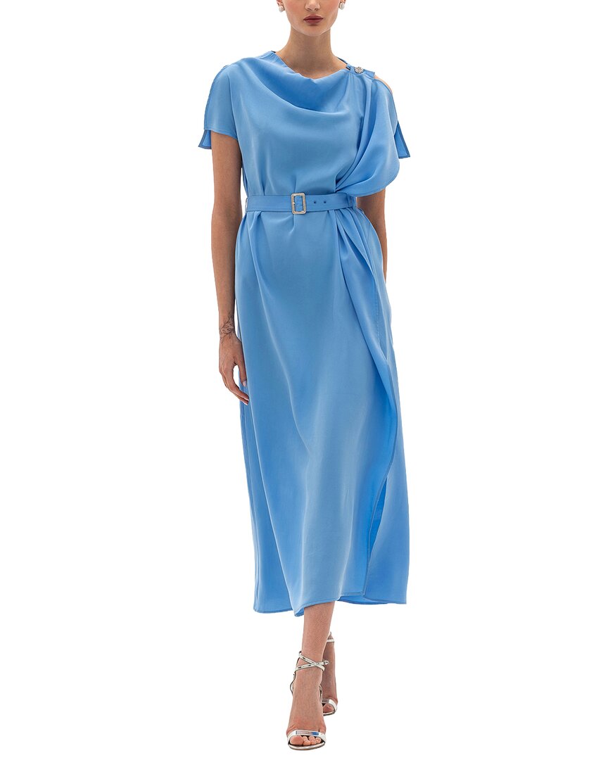 Bgl A-line Dress In Blue