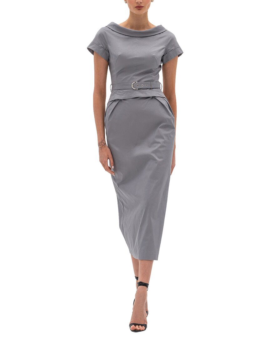 Bgl Sheath Dress In Gray