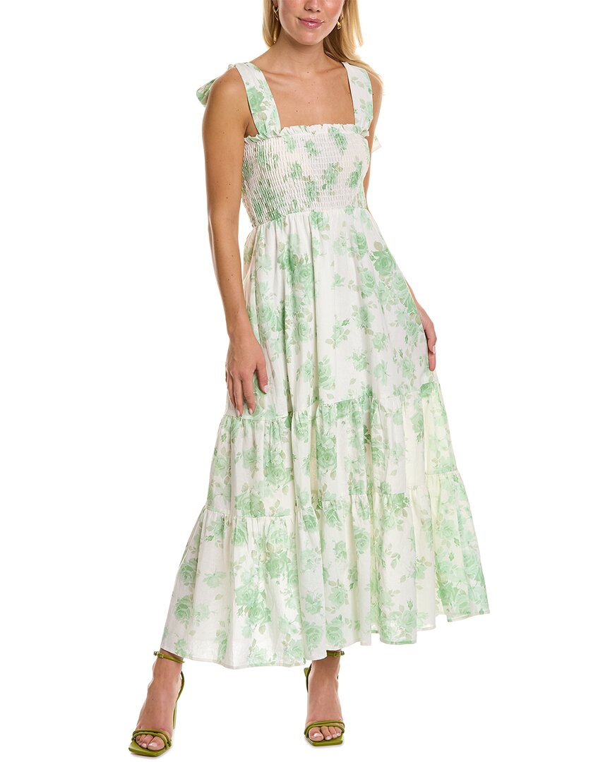 Rue La La — Kathleen Maeve Emma Linen-Blend Maxi Dress in 2023