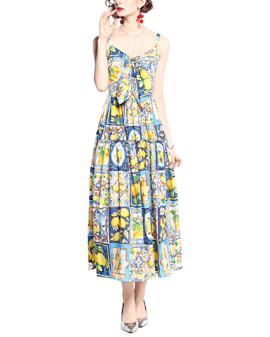 Vincent Midi Dress In Multi