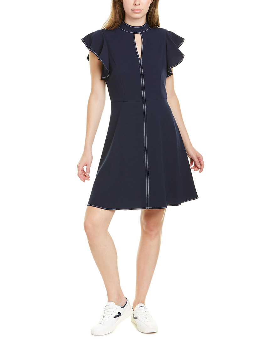 Image of Eliza J High Neck A-Line Dress
