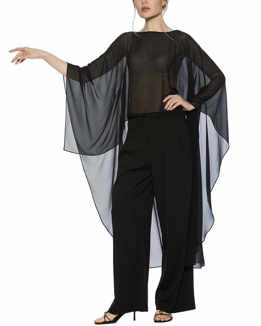 Alexia Admor Junia Cover-up Top In 1-black