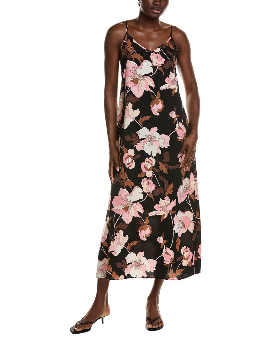 Element Floral Slip Dress In Pink Floral