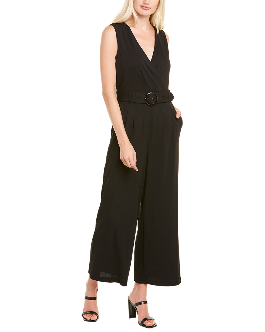 Image of KARL LAGERFELD Belted Jumpsuit
