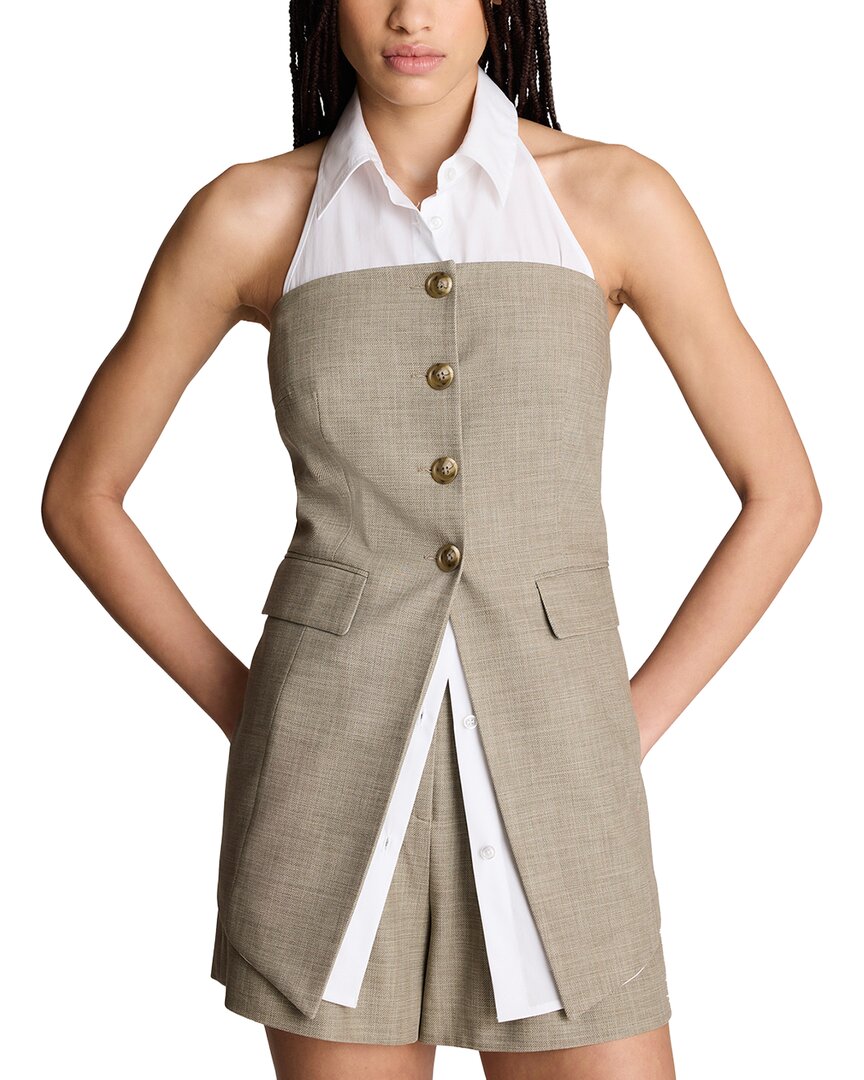 Kenneth Cole Strapless Vest With Removeable Halter