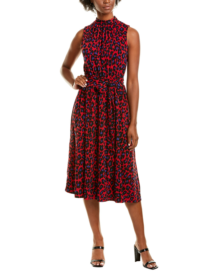 Image of Leota Mindy Shirred Midi Dress