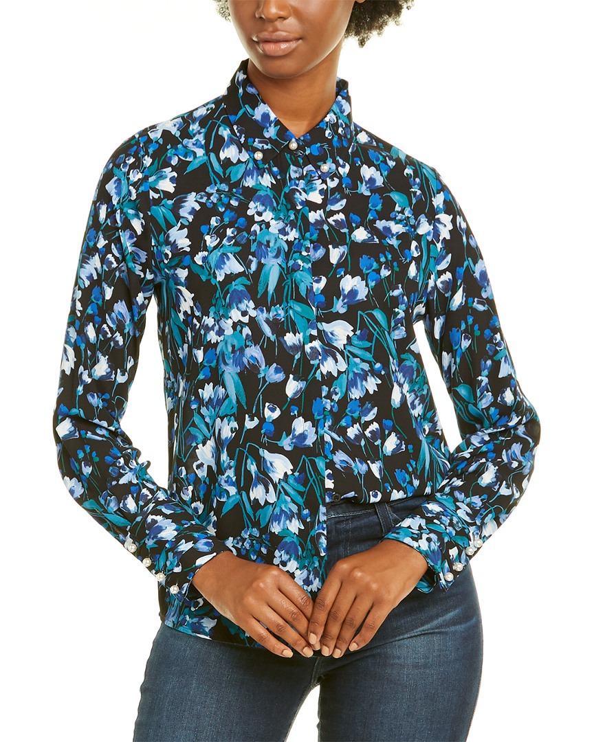 Image of KARL LAGERFELD Button-Down Blouse