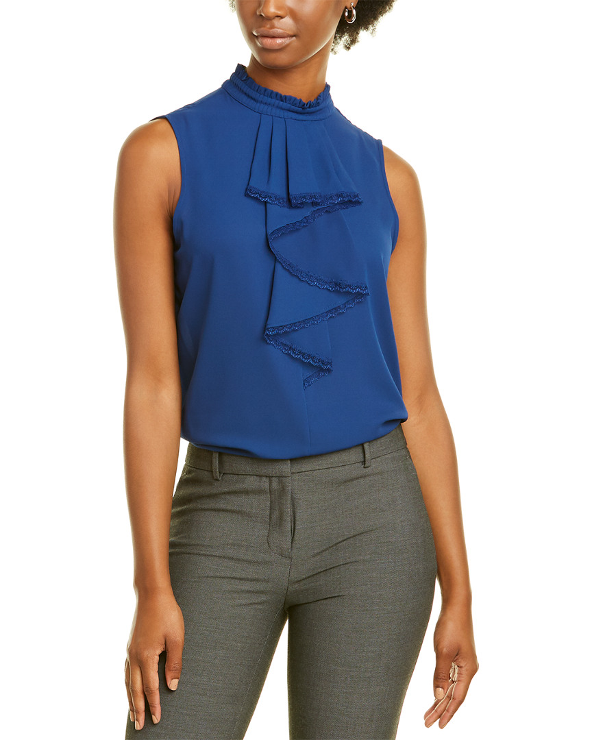 Image of KARL LAGERFELD Ruffle Top