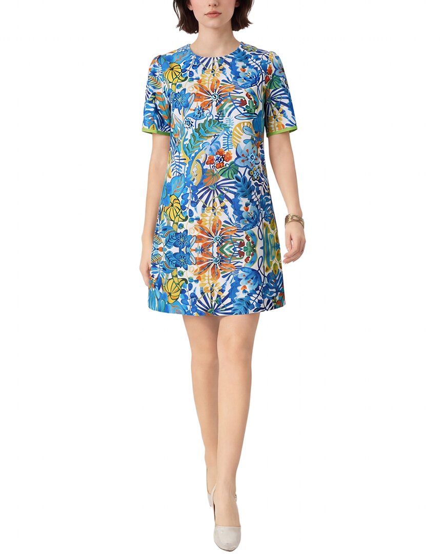 Brc By Burryco Short Sleeve Mini Dress In Light Blue