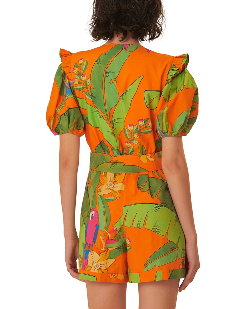 Farm Rio Romper In Green