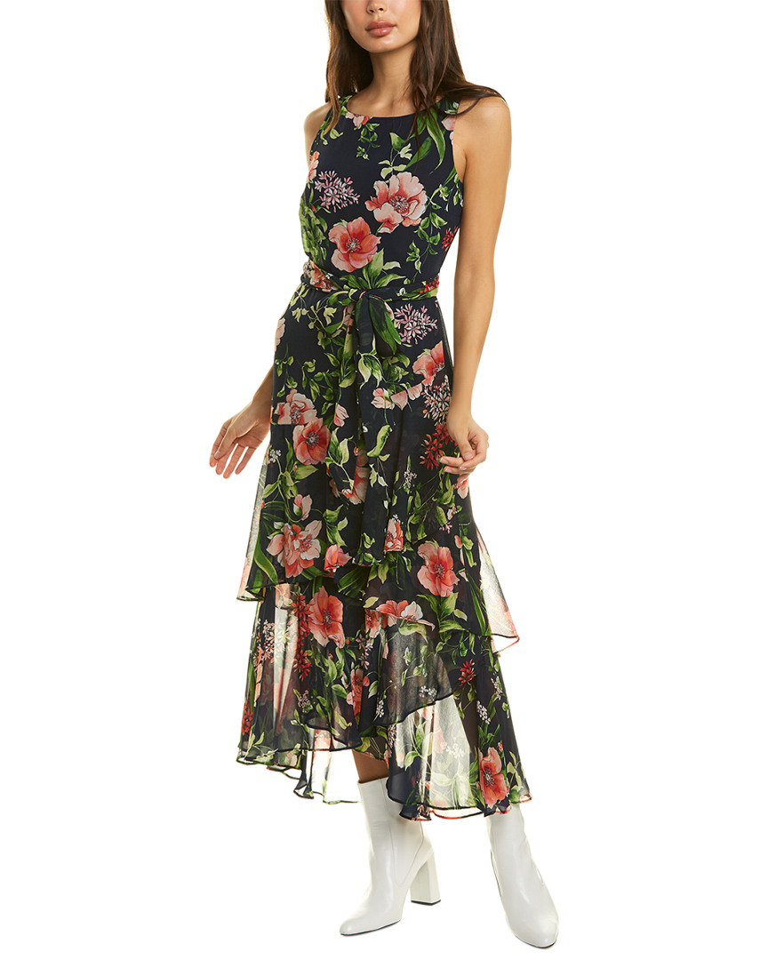 Image of KARL LAGERFELD Chiffon Maxi Dress