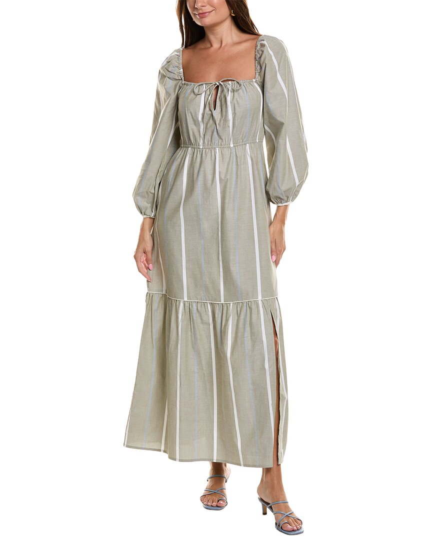Garrie B Maxi Dress In Grey
