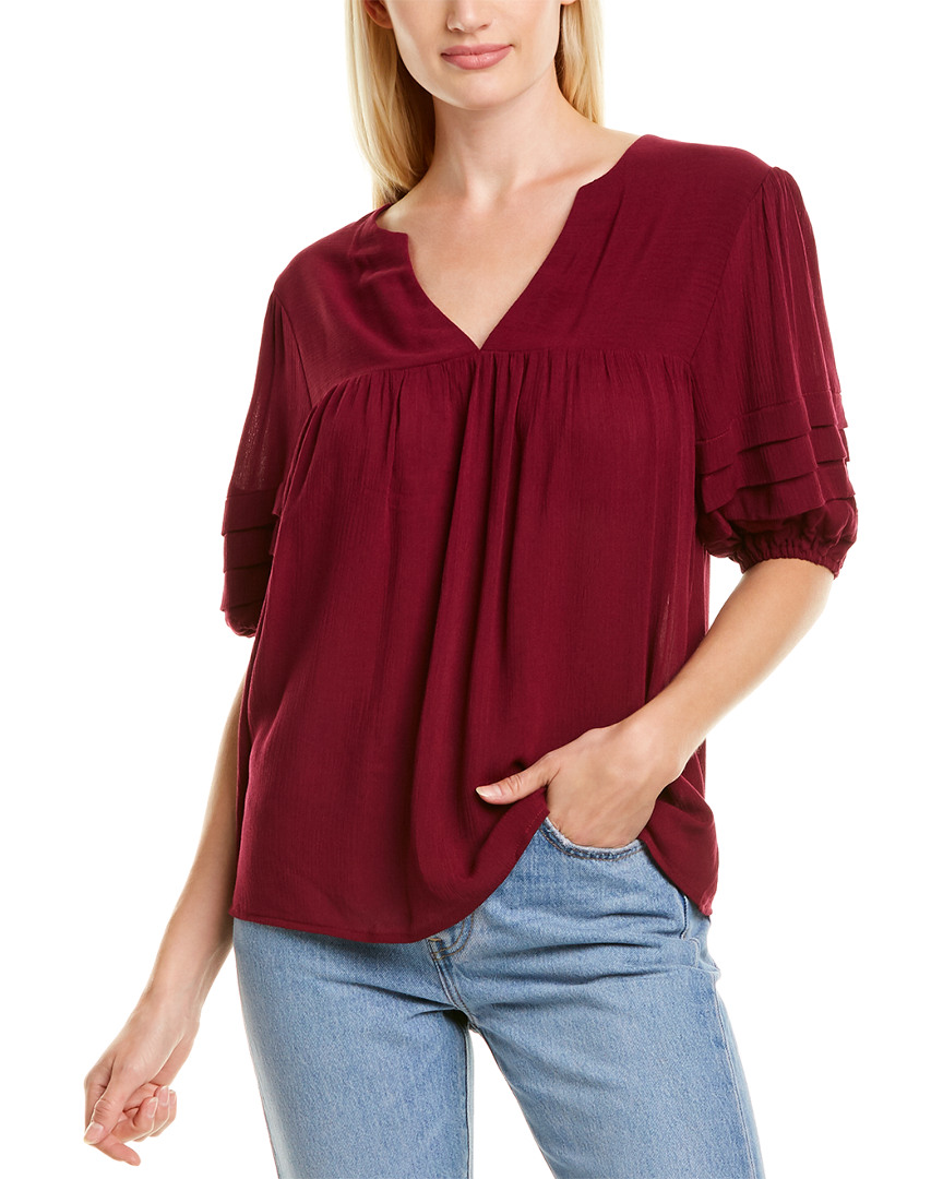 Image of WAYF Split Neck Top