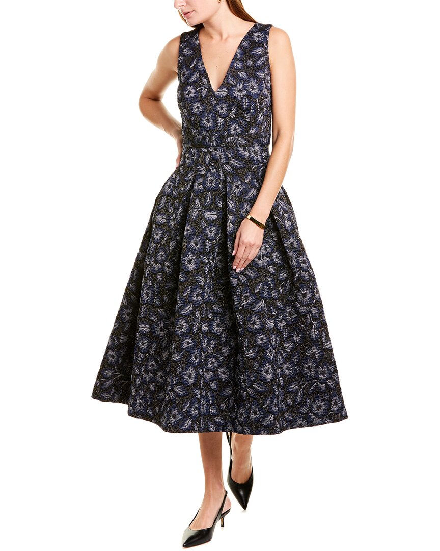 Image of Hunter Bell Whitley Wool-Blend A-Line Dress