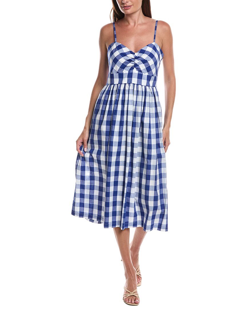 Layered With Love Liana Sleeveless Midi Dress In Blue