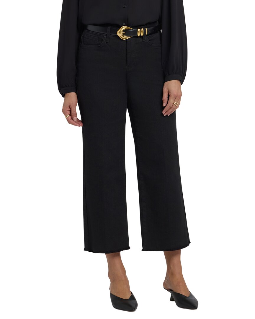 Nydj Coco Black Wide Leg Jean