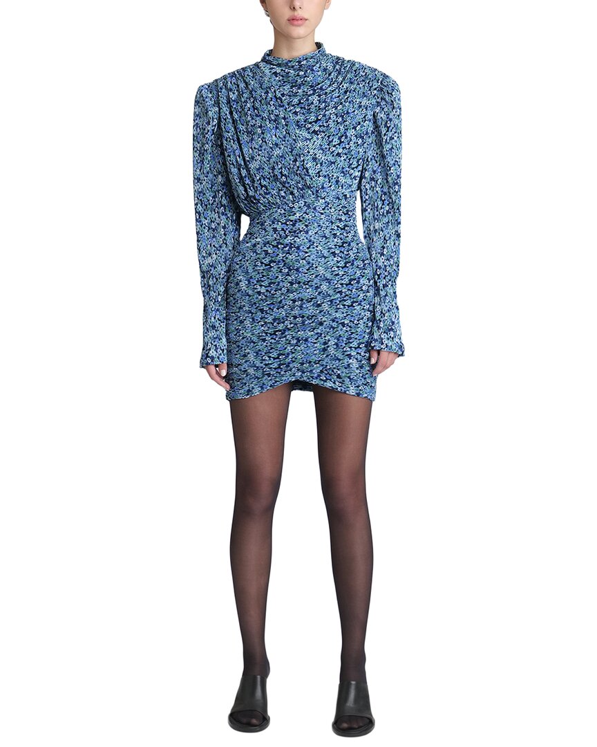 Sabina Musayev Solly Mini Dress In Blue