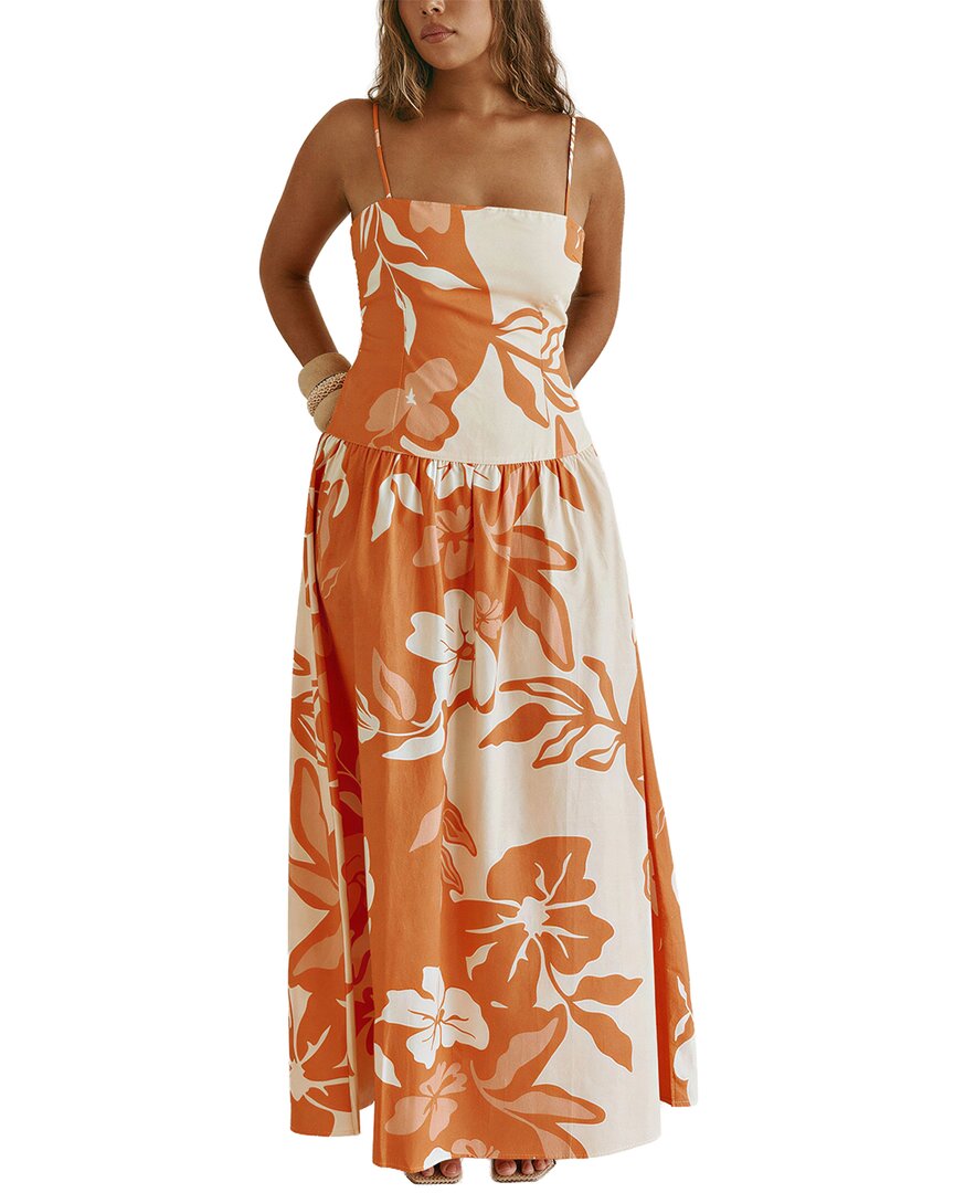 Oloey Maxi Dress In Multicolor
