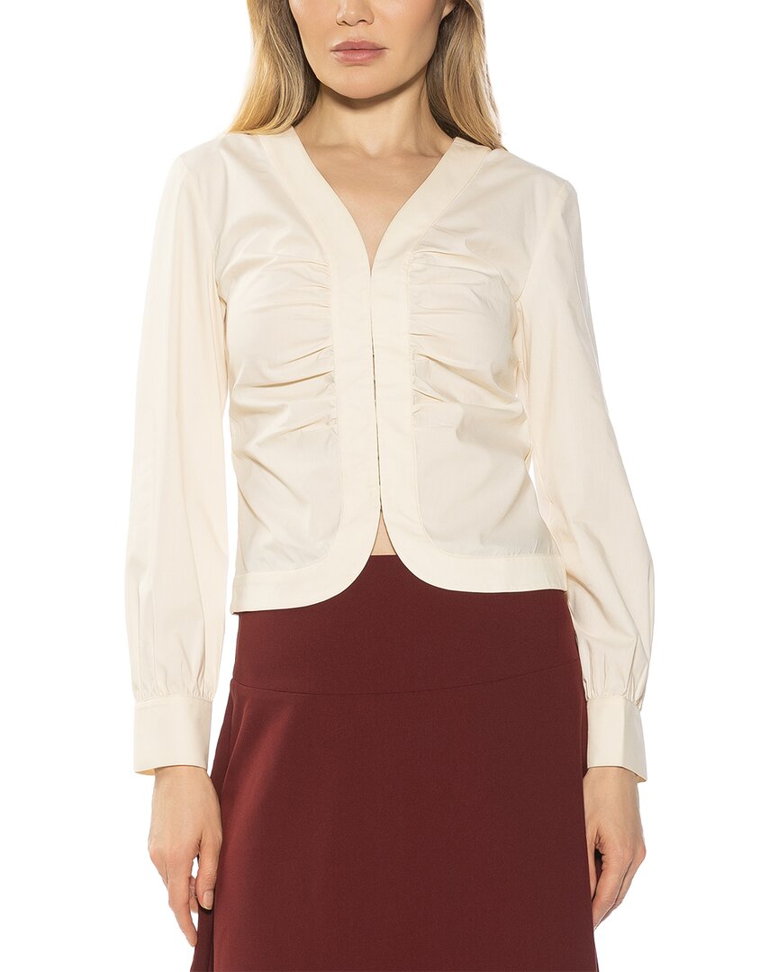 Alexia Admor Noa Blouse In 110-ivory