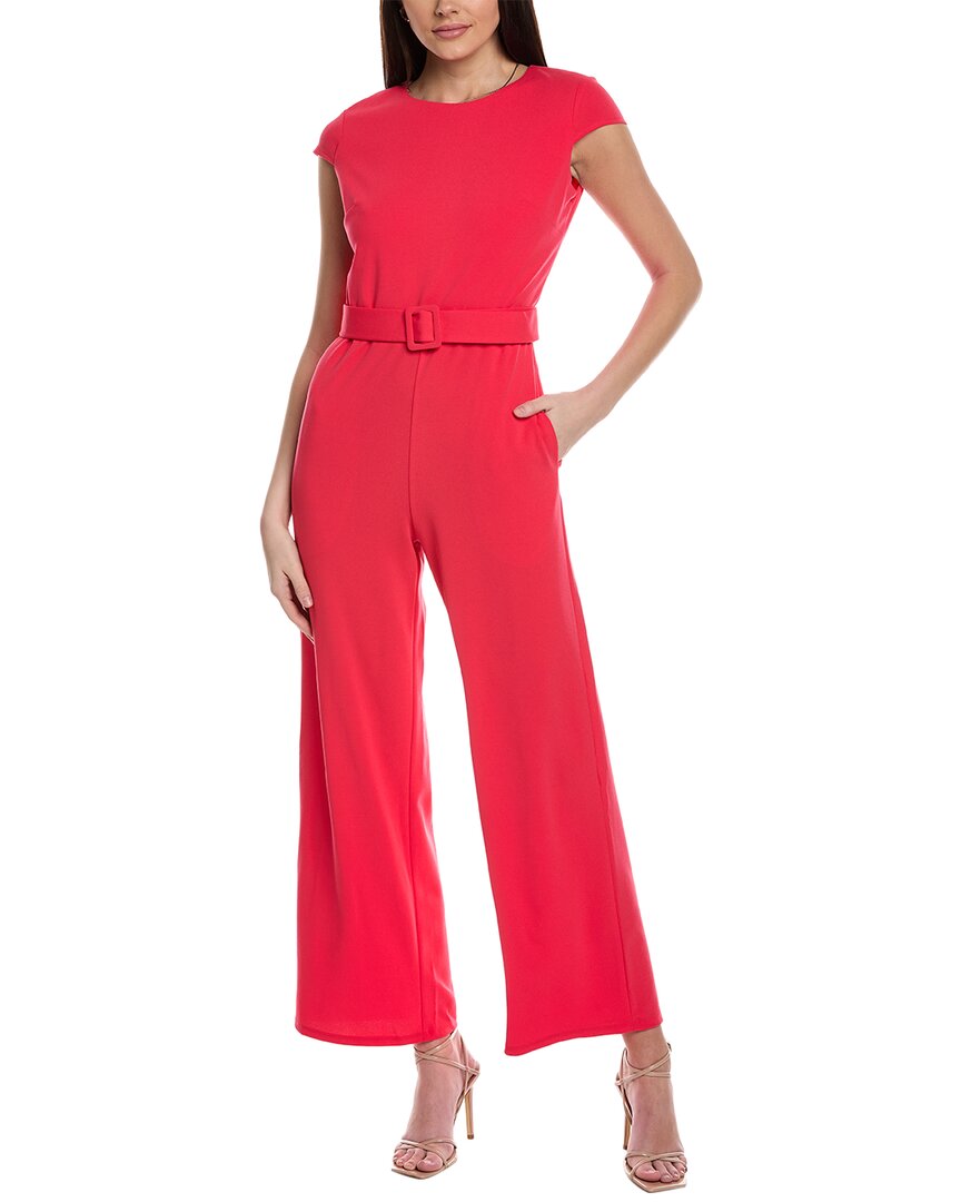Shop Maggy London Belted Jumpsuit In Pink