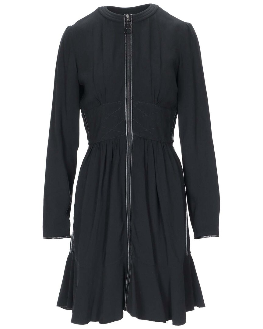 Louis Vuitton Black Zippered Dress
