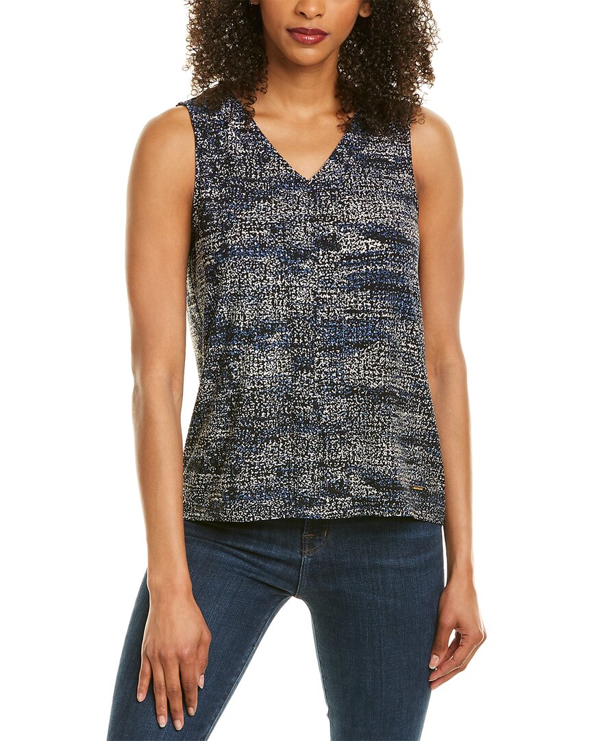 Image of Anne Klein Back Pleat Top